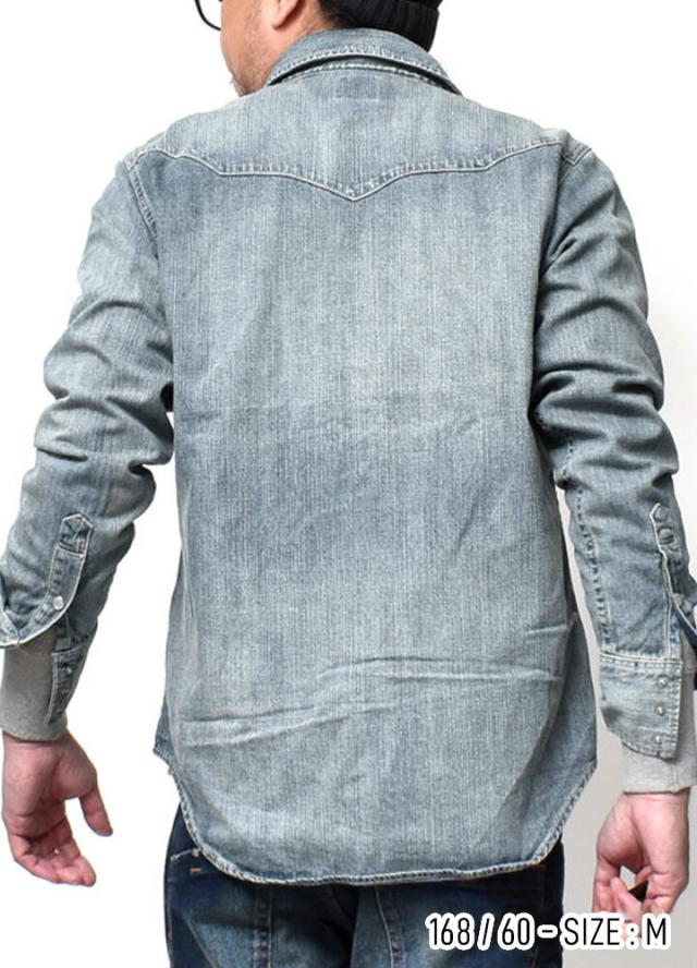 ウエスタンデニムシャツ