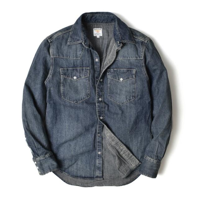 ウエスタンデニムシャツ