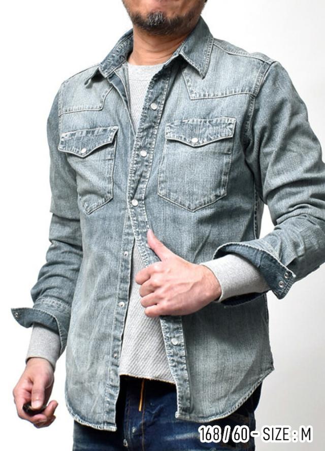 ウエスタンデニムシャツ