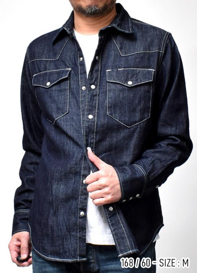 ウエスタンデニムシャツ