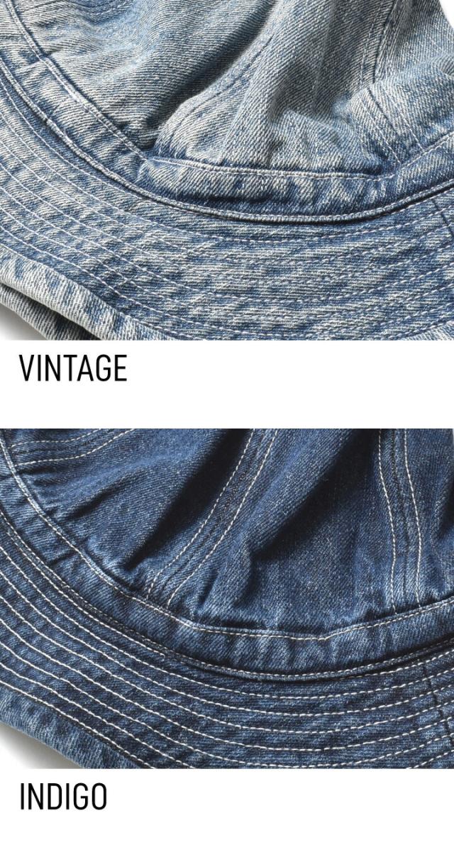 デニムアーミーハット