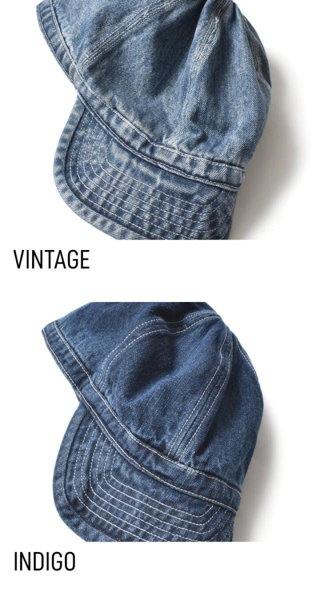 デニムアーミーキャップ