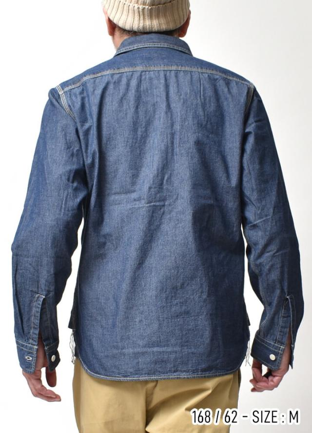 シャンブレワークシャツ