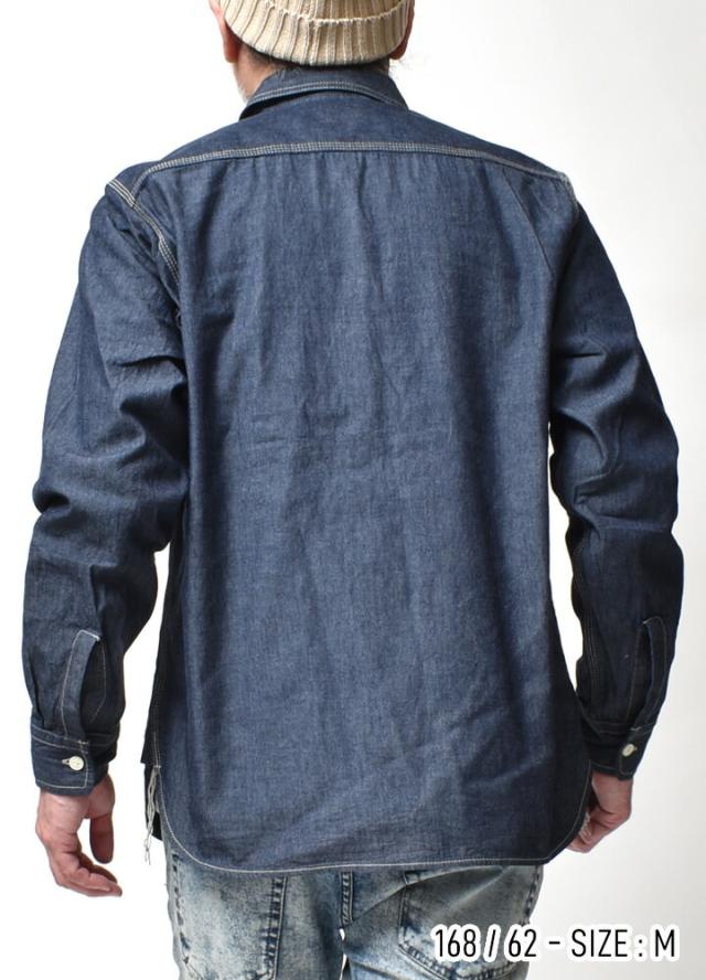 シャンブレワークシャツ