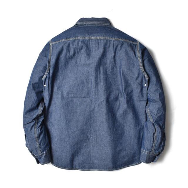 シャンブレワークシャツ