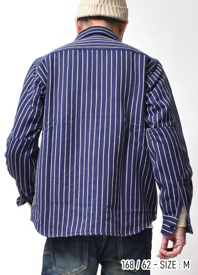 ストライプワークシャツ