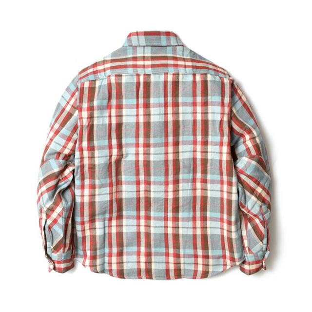 裏起毛ネルシャツ