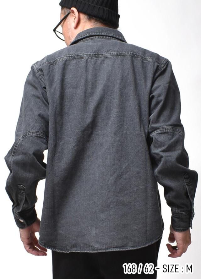 デニムワークシャツ