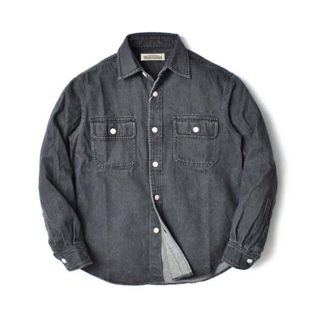 デニムワークシャツ
