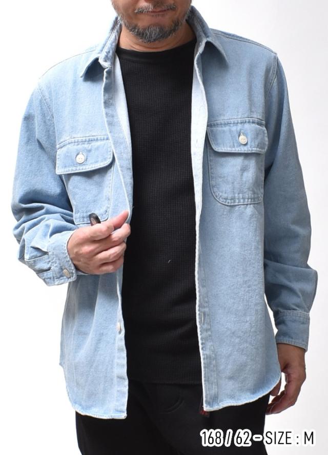 デニムワークシャツ