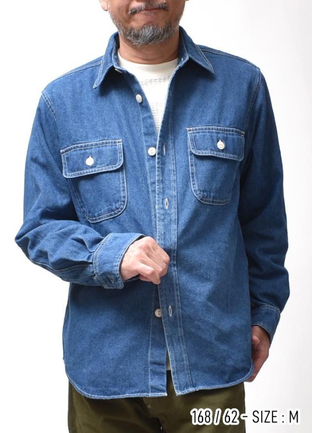 デニムワークシャツ