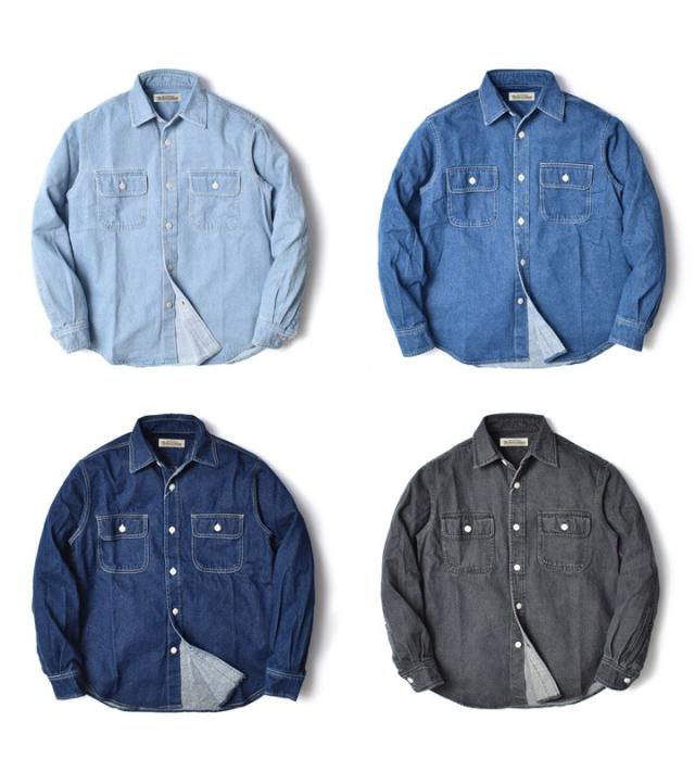 デニムワークシャツ