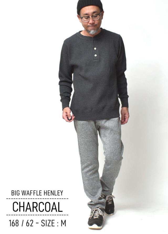 ビックワッフルヘンリーネック