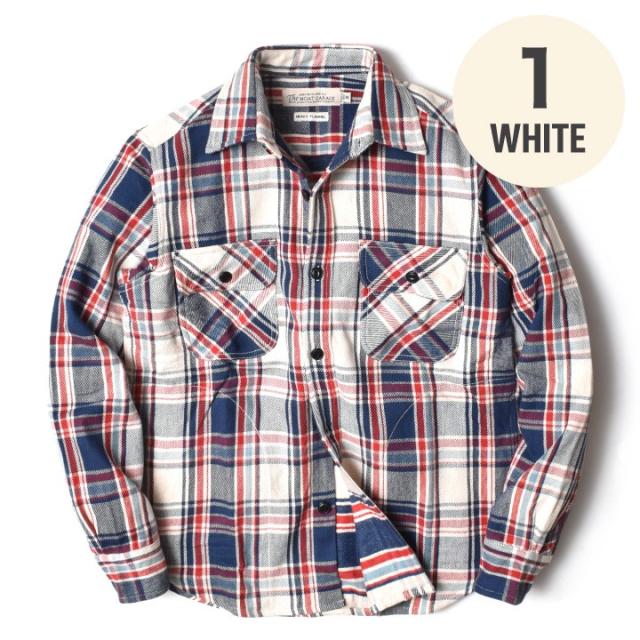 裏起毛ネルシャツ