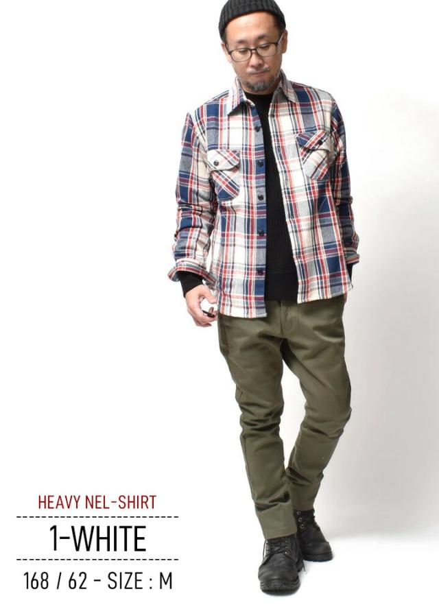 裏起毛ネルシャツ