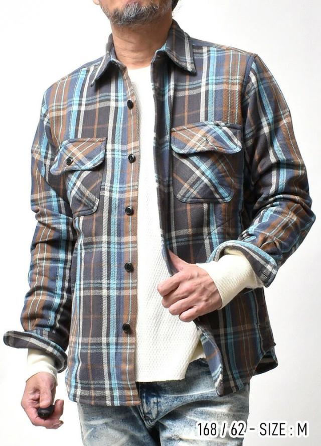 裏起毛ネルシャツ