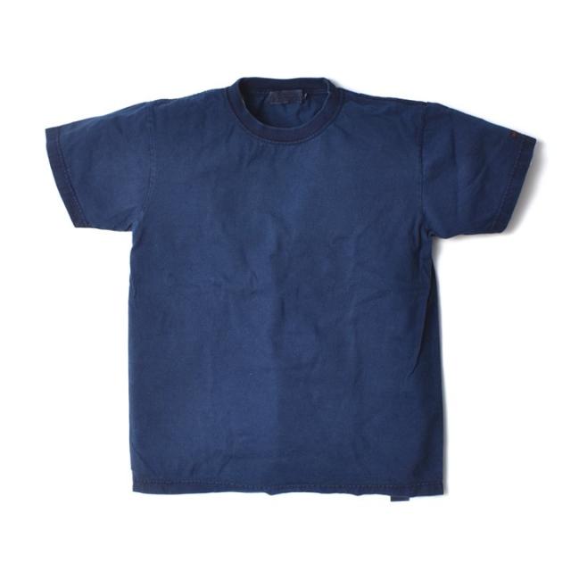 インディゴ半袖Tシャツ