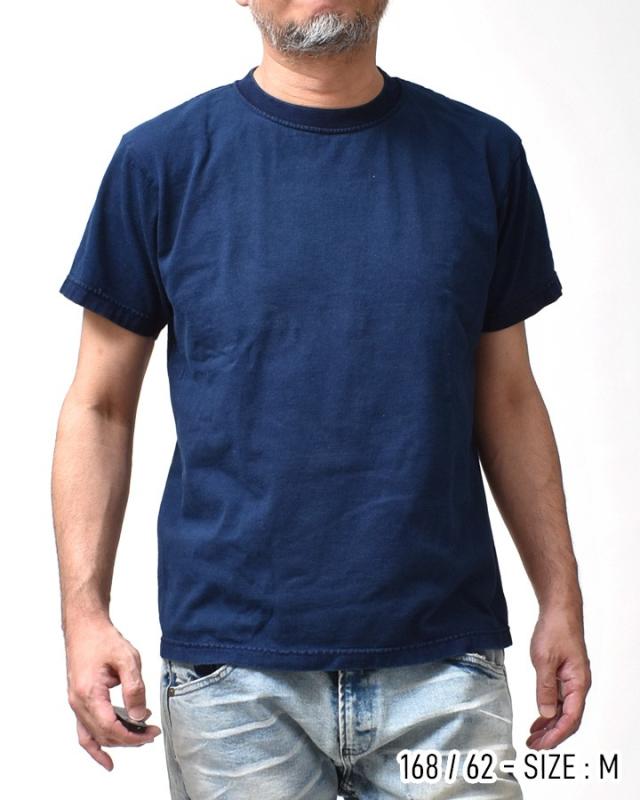 インディゴ半袖Tシャツ