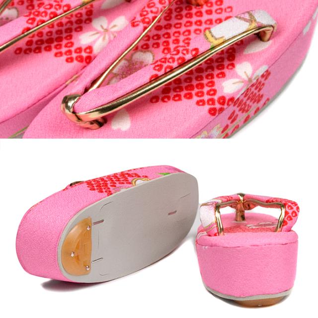 女の子草履友禅