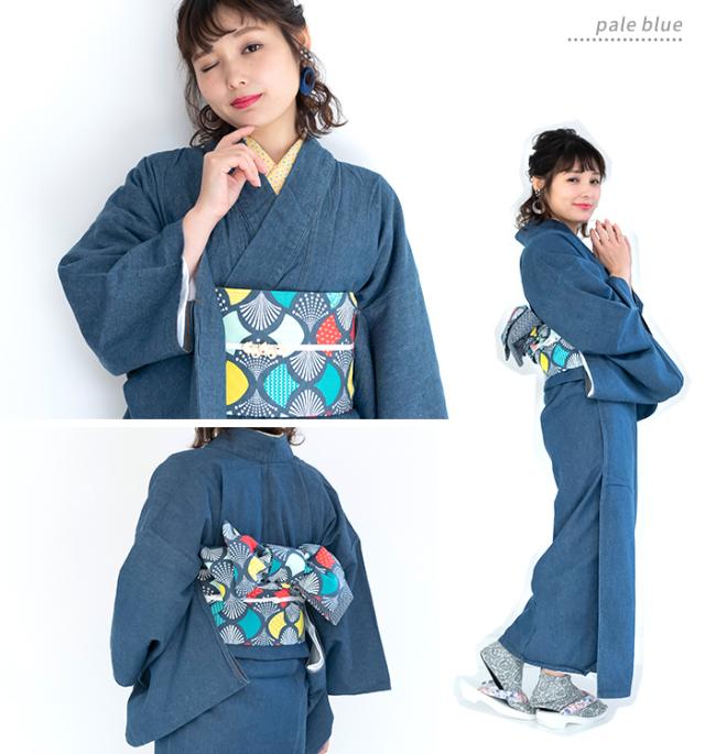 女単衣 デニム