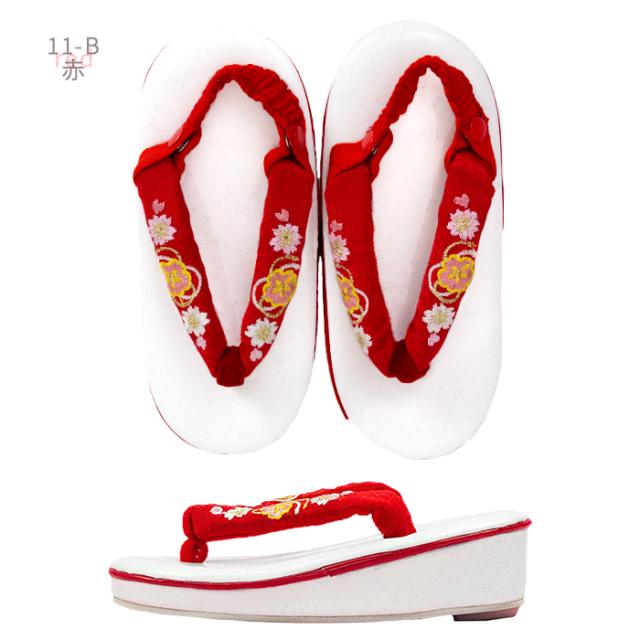 女の子刺繍草履