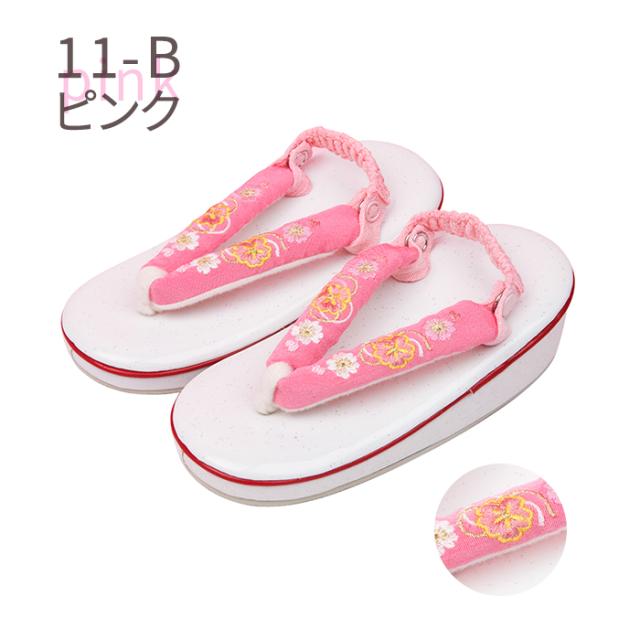 女の子刺繍草履