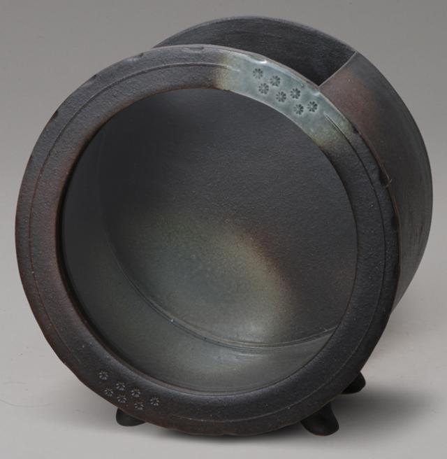 信楽焼　陶水槽