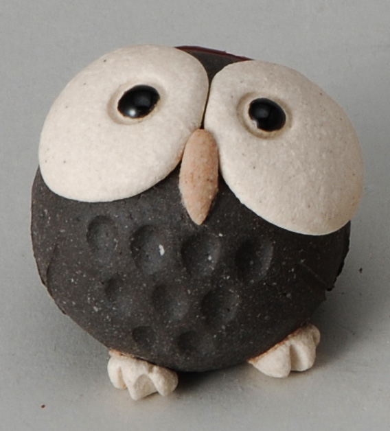 信楽焼　ふくろう