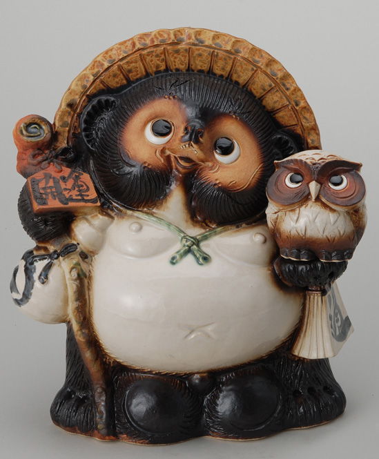 10号ふくろう付狸