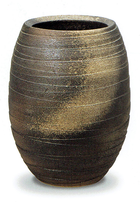 窯肌松皮壷型花瓶　20号