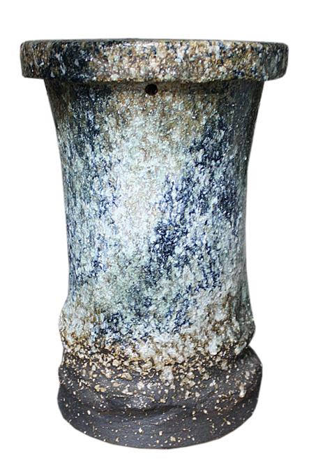 信楽焼 フラワースタンド 古風窯変花台12号