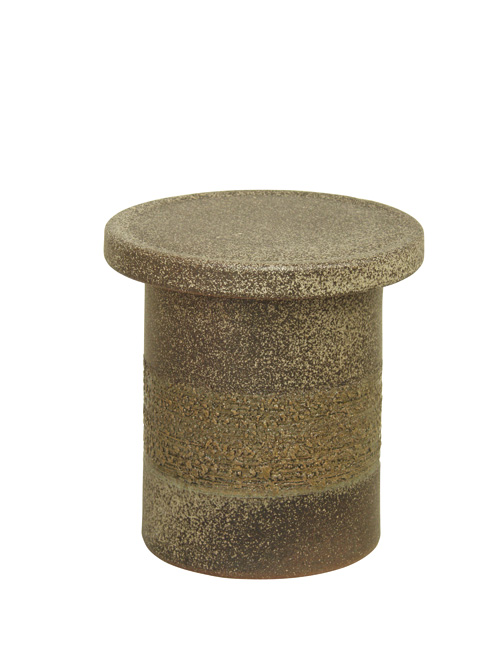 信楽焼　フラワースタンド　窯肌花台11号