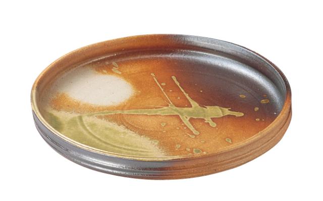 古信楽8.5深丸皿［信楽焼　陶器・信楽焼　キッチン　食器］