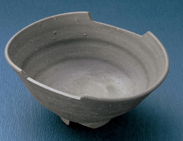 炭化筆かえし中鉢［信楽焼　陶器・信楽焼　キッチン　食器　小鉢　取鉢　］