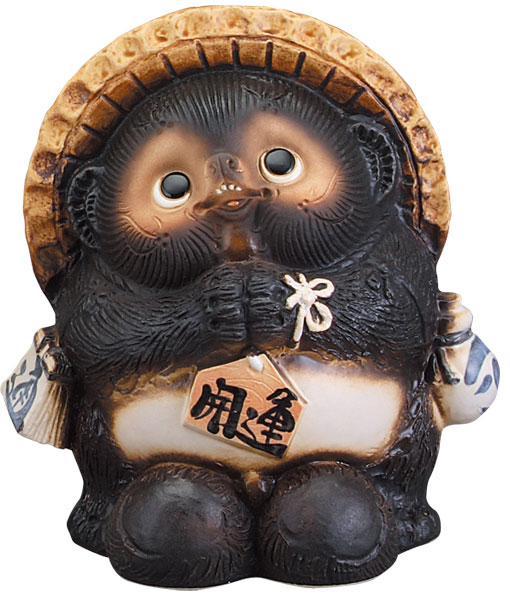 開運お願いたぬき(黒)