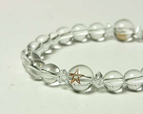 ブレスレット海女の祈りブラックカルセドニー