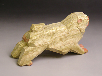 伊勢一刀彫　干支　午