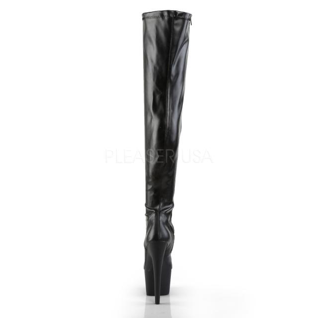 のブルアイ Pleaser つや消し黒 マット◆取り寄せの通販はau PAY マーケット - ハイヒールと厚底靴のブルアイ|商品ロットナンバー: ADORE-3000 サイハイブーツ オーバーニー ひざ上ロングブーツ プリーザー ┎するのは