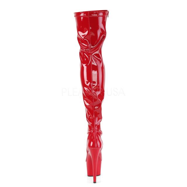 Pleaser ADORE-3000 $7inch Heel, 2 3/4inch PF Stretch Thigh Boot, Side Zip◆取り寄せ