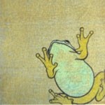 月蛙　ポストカード　『月の夜』