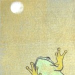 月蛙　ポストカード　『月の夜』