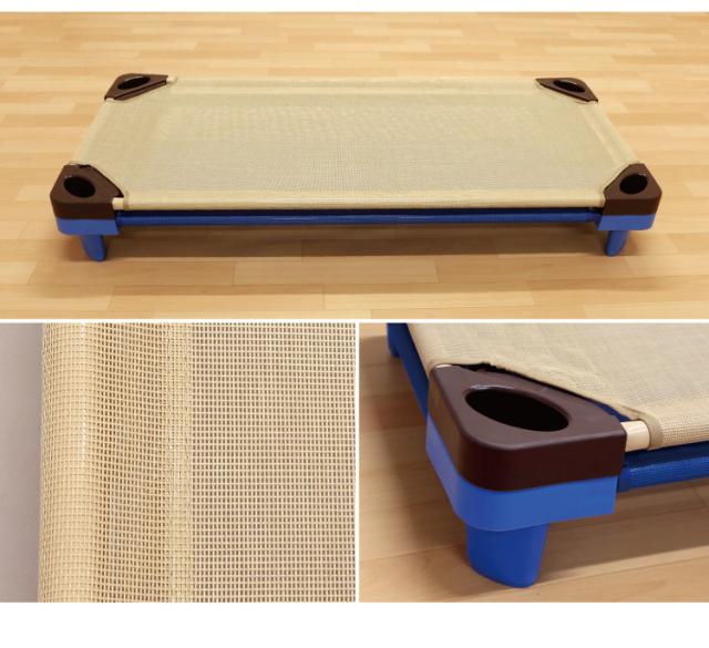 お昼寝コット/保育園・託児所のお昼寝保育で使用されているお昼ねコット