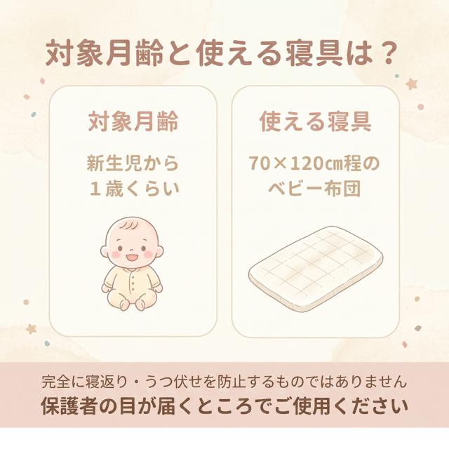 寝返り防止 ベルト 赤ちゃん ベビー 寝返り防止バンド 寝返りガード 寝返りサポート 綿100％ コットン マジックテープ かわいい星と月柄 お昼寝 ベビー寝具 新生児 乳児 出産準備