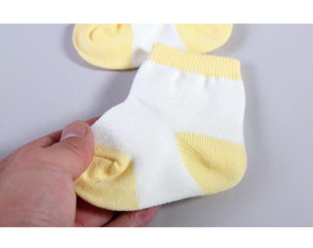 ベビーソックス　ツートン　PK-174　3足セット/