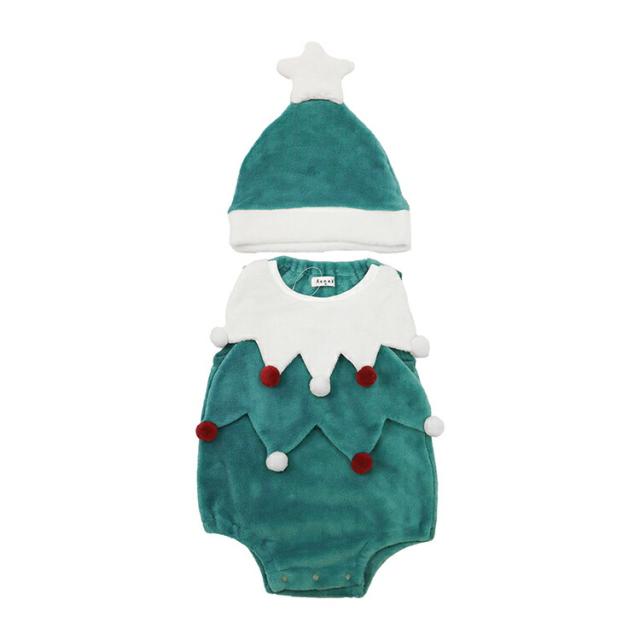 ツリーロンパース (グリーン 70-80cm)