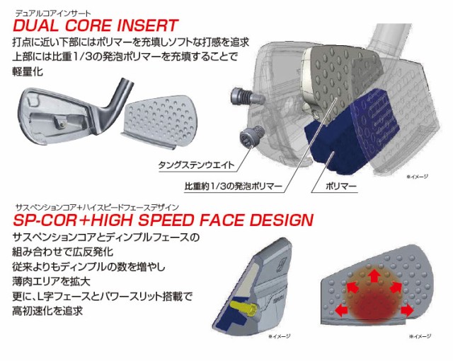 メーカーカスタム】ブリヂストン 233HF アイアン 5本セット(#6-PW) 右