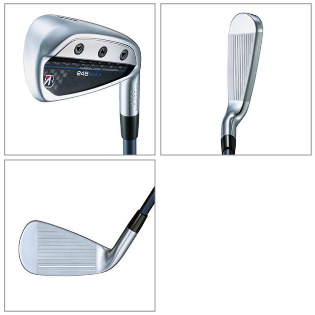 【メーカーカスタム】ブリヂストン 245MAX アイアン 5本セット (#7-9、P1、P2) 右用 N.S.PRO MODUS3 TOUR 115 スチールシャフト BRIDGESTONE GOLF 2024