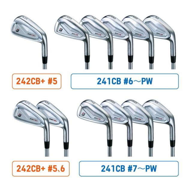 ブリヂストン ゴルフ 241CB アイアン 6本セット(#5〜9、PW) メンズ 右用 N.S.PRO MODUS3 TOUR105 スチールシャフト 2024 ゴルフ BRIDGESTONE GOLF
