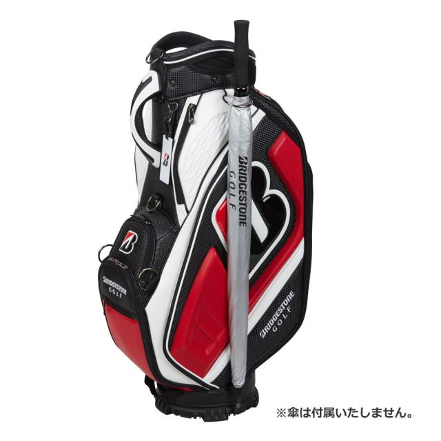 と*し様 ブリヂストンゴルフ キャディバッグ ツアーレプリカモデル 9.5型 C BRIDGESTONE (ブリヂストン) キャディバッグ ネイビー×ホワイト