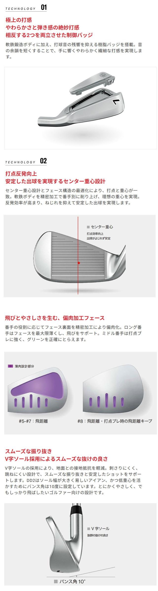 メーカーカスタムクラブ ヤマハ RMX DD-2 単品アイアン 右用 N.S.PRO ZELOS 7 スチールシャフト YAMAHA リミックス ディーディーツー DD2 2026年モデル 軟鉄鍛造